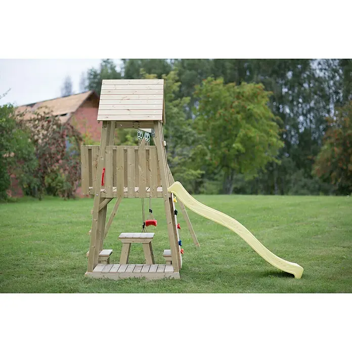 Wendi Toys Kinderspielturm Giraffe - 280 x 340 cm - Stimmungsaufnahme