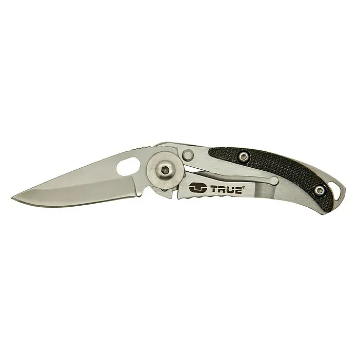 True Utility Cúter universal Skeletonknife - Longitud de la hoja: 40 mm, Acero inoxidable 420 - Primer plano