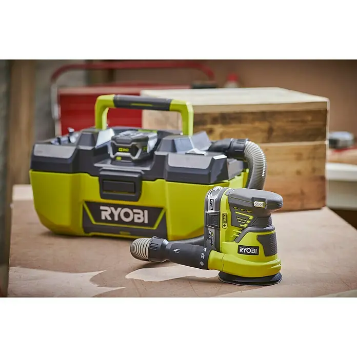 Ryobi ONE+ Akku-Trockensauger R18PV-0 - 18 V, Li-Ionen, Ohne Akku