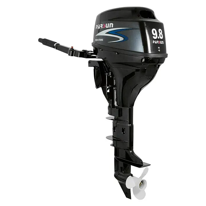 Parsun Motor fueraborda F9.8BML 9,8HP - 7,2 kW, Mando: Empuñadura del timón, Longitud del eje: 50,8 cm, Método de arranque: Arranque manual