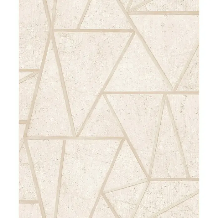 Papel pintado Geo - Gris, Gráfico, 10 x 0,53 m