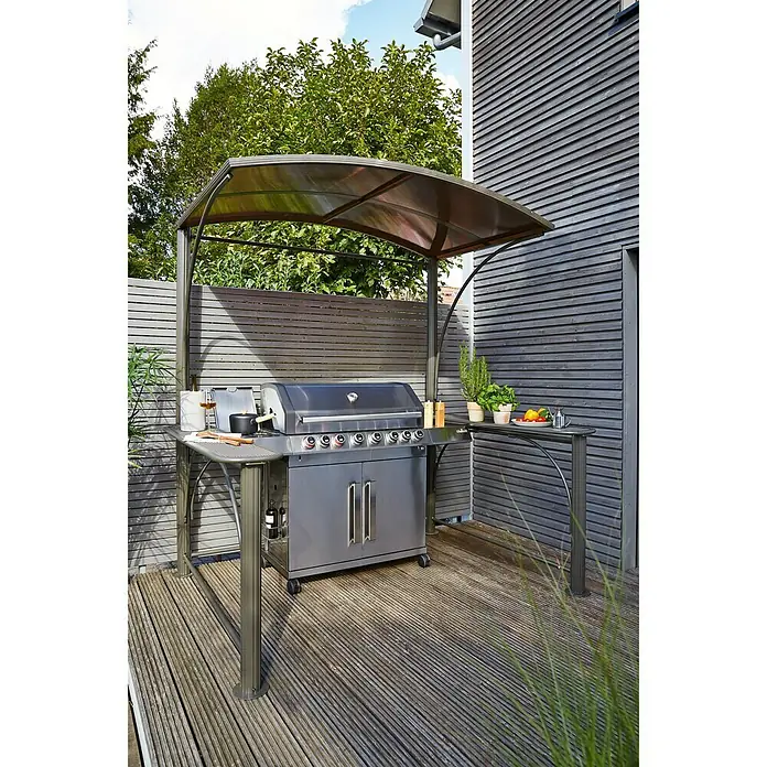 Sunfun Grillpavillon BBQ - L x B: 213 x 150 cm, Anthrazit