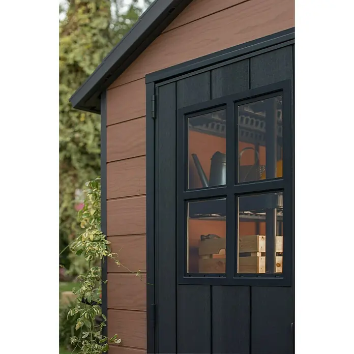 Keter Caseta para jardín Newton 757 - 228 cm, 223,5 cm, Plástico - Primer plano
