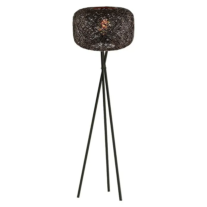 Lámpara de pie Ankara - 40 W, Altura: 155 cm, Marrón, E27