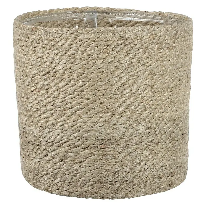 Cubremaceta redondo Atlantic - Dimensiones externas (Ø x Al): 20 x 20 cm, Crema