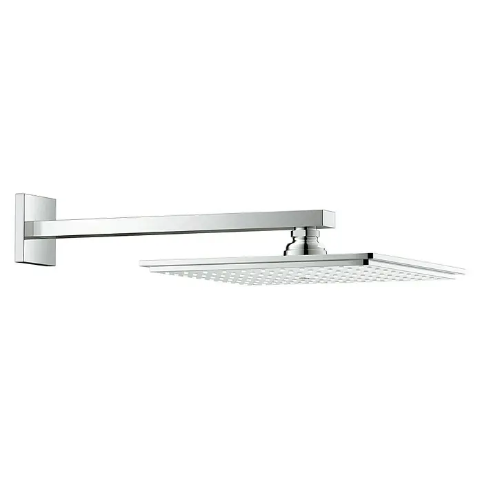 Grohe Kopfbrausen-Set Rainshower Allure 210 - 23 x 23 cm, 12 l/min bei 3 bar, Chrom - Rechte Seitenansicht