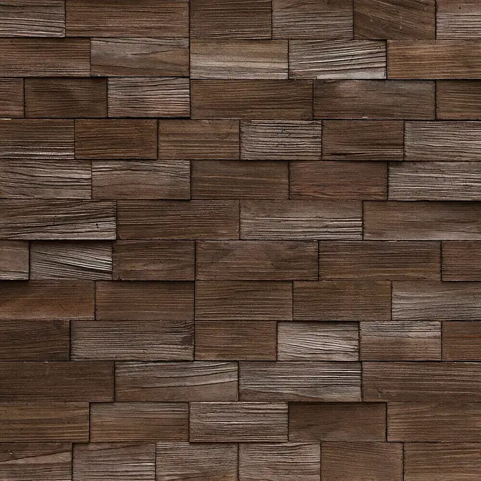 Holzpaneel Axen I - Kiefer, 780 x 190 mm, Stärke: 6 mm - 17 mm, 4 Paneele - Vorderansicht