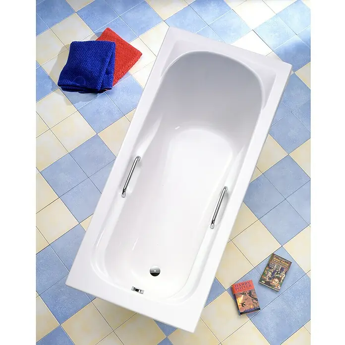 Ottofond Badewanne Suez - 170 x 80 cm, Sanitäracryl, Weiß - Ansicht von oben