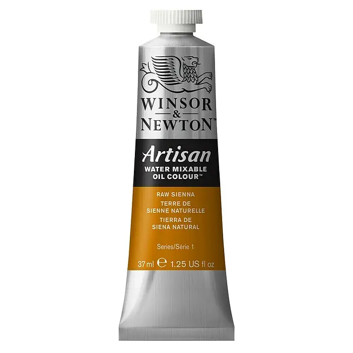 Winsor & Newton Artisan Ölfarbe - Siena Natur, 37 ml, Tube - Vorderansicht