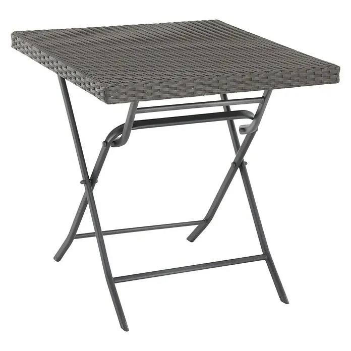 Sunfun Neila Balkonski stol - 70 x 70 cm, Poliratan - Pogled sprijeda