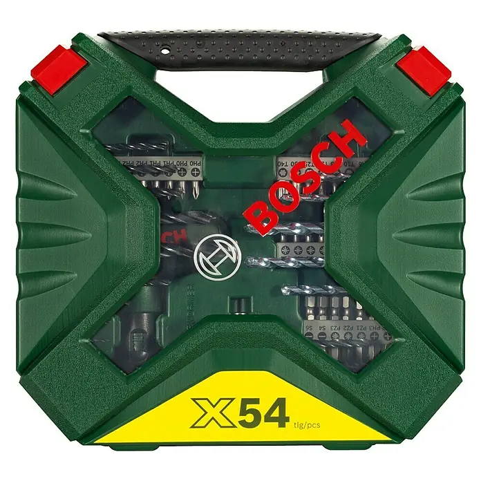 Bosch Set svrdla i bitova X - Line Classic - 54 -dij. - Pogled sprijeda