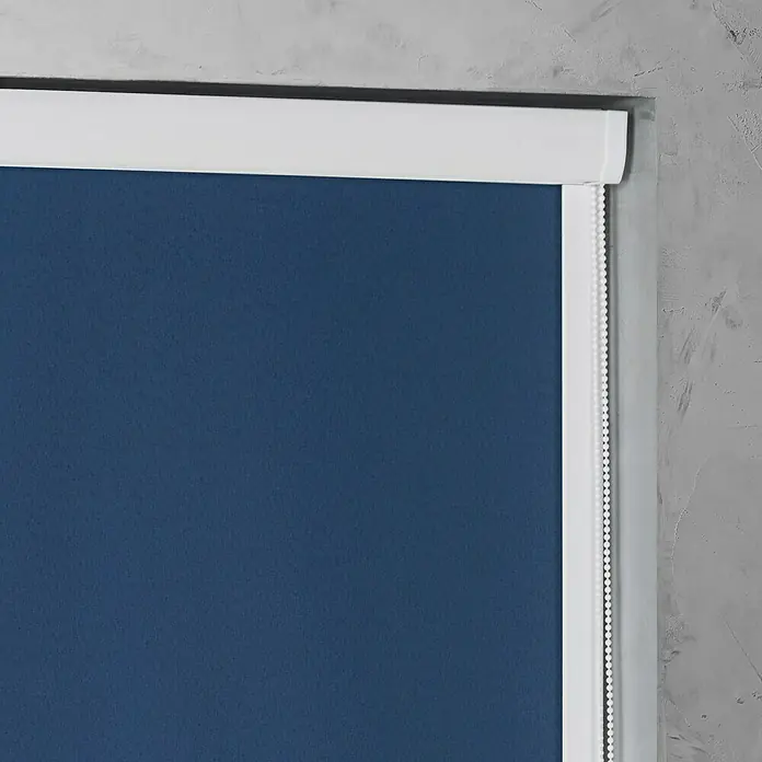 Expo Ambiente Rollo mit Kassette - B x H: 50 x 175 cm, Jeansblau - Detailaufnahme