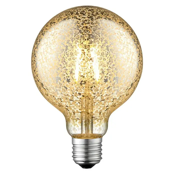 Home Sweet Home LED žarulja Silver - 4 W, E27, Topla bijela, G95 - Pogled sprijeda