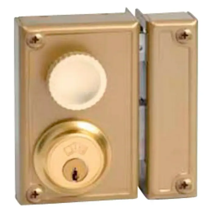 JiS Cerradura con cerrojo 34-7 - Tipo de cerradura: Cerradura de bombín, DIN-Izquierda, Puerta exterior