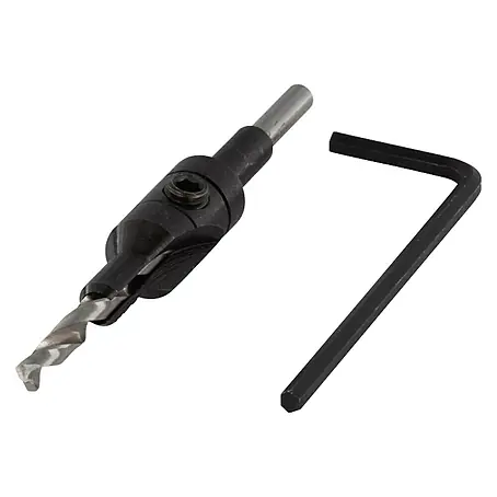 Wolfcraft  Broca metálica para madera con avellanador 3,5 - 9,5 mm