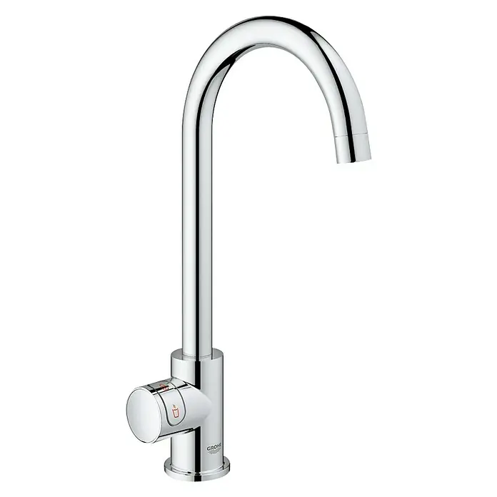 Grohe Standventil Red II Mono - C-Auslauf, Boiler: Größe L, Chrom - Vorderansicht
