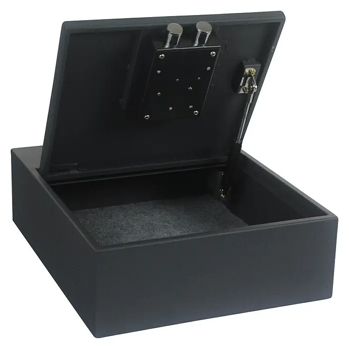 Arregui Caja fuerte para muebles Basa 20000-S7K - L x An x Al: 31 x 38 x 11 cm, Tipo de cerradura: Cerradura de seguridad con doble paletón