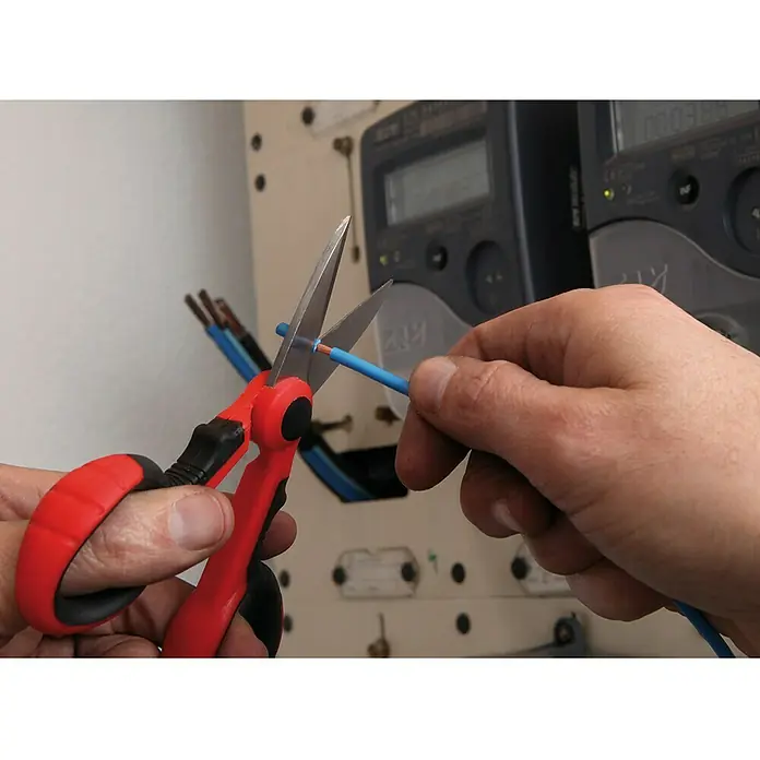 Super Ego Tijeras de trabajo para electricistas - Largo: 14,4 cm