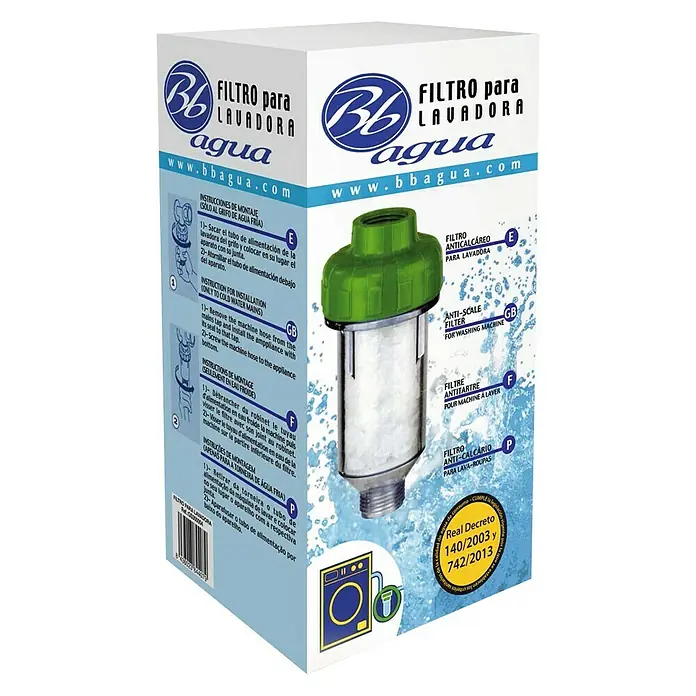 Bb agua Filtro antical lavadora y/o lavavajillas - Apto para: Lavadoras y lavavajillas
