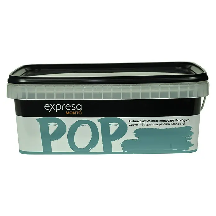 Montó Pop Pintura para paredes - Laguna tropical, 2,5 l, Mate