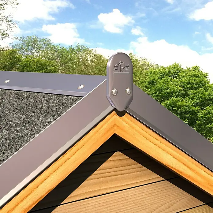 Sarei Piccolo Abschlusskappe - Aluminium, 2 Stk., Natur - Anwendungsbeispiel