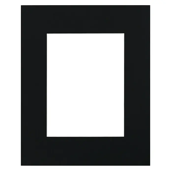 Nielsen Paspartu White Core - Crne boje, D x Š: 24 x 30 cm, Format slike: 15 x 20 cm - Pogled sprijeda