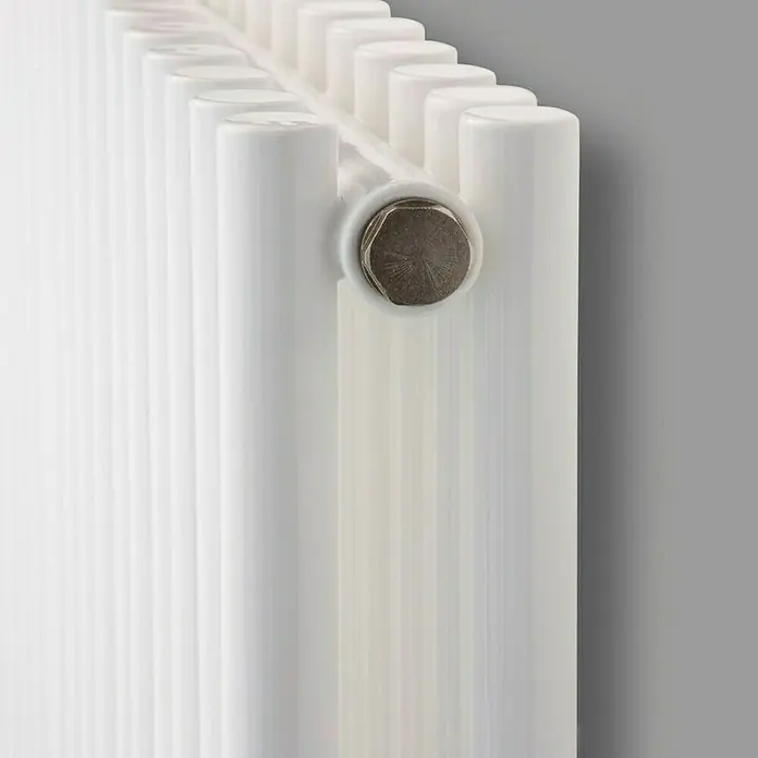 Ximax Raumheizkörper Gamba Duplex - 47 x 180 cm, 1.656 W, Weiß - Detailaufnahme