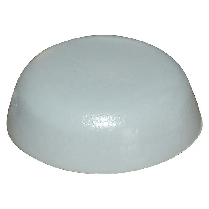 Sarei Pokrivna kapica - PVC, Sive boje, Promjer: 11,5 mm, 12 Kom. - Pogled sprijeda