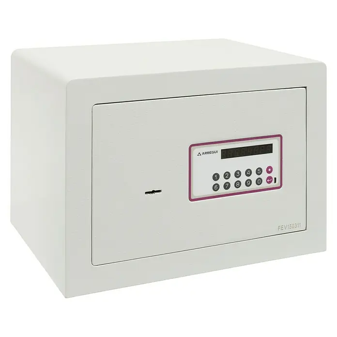 Arregui Caja fuerte para muebles Forma Evolution 150040 - L x An x Al: 38,5 x 30 x 27 cm, Tipo de cerradura: Códigos de usuario - Vista angular