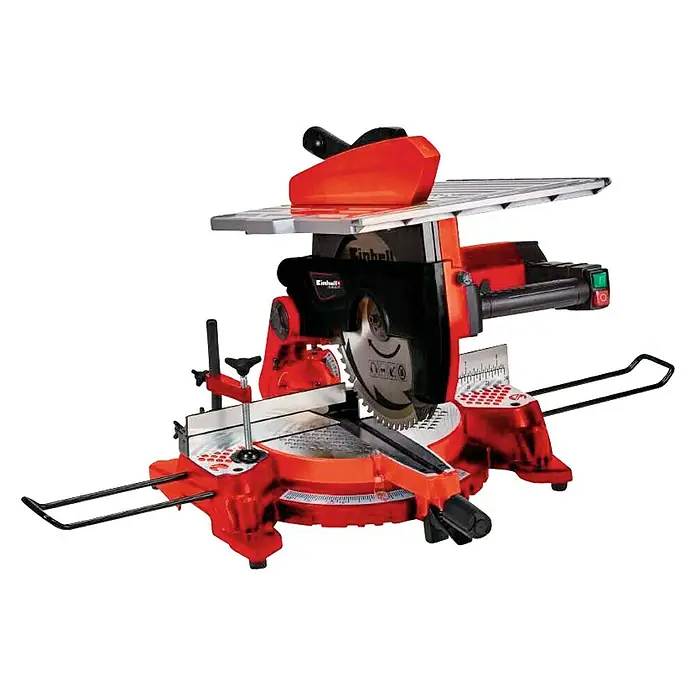 Einhell Sierra ingletadora TC-MS 3017 T - 2.000 W, Diámetro hoja de sierra: 305 mm, Número de revoluciones de marcha en vacío: 0 r.p.m. - 4.200 r.p.m. - Vista angular