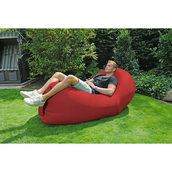 Air Lounge Sofa - D x Š: 180 x 90 cm, Crvene boje - Proizvod u upotrebi