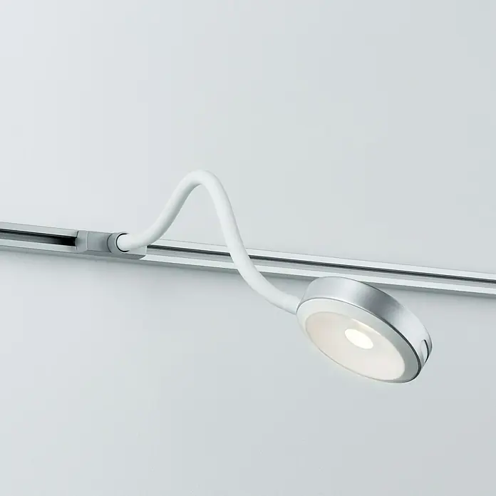 Paulmann URail LED-Leseleuchte Discus - 1-flammig, 5,5 W, Lichtfarbe: Warmweiß, Schwenkbar - Stimmungsaufnahme