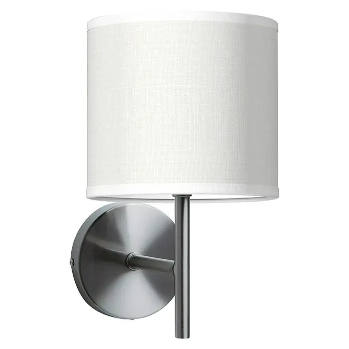 Home Sweet Home Lampenschirm Bling - Ø x H: 16 x 15 cm, Pure White, Baumwolle, Rund - Vorderansicht