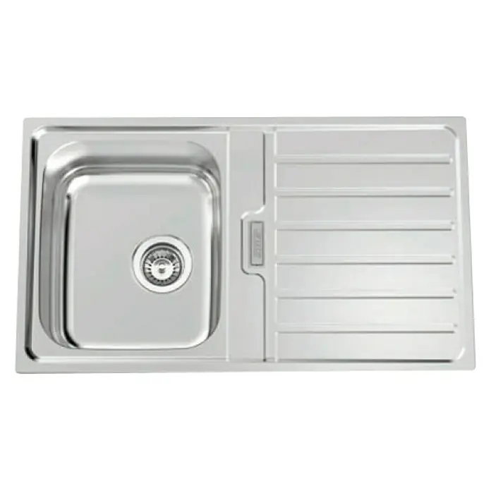 Rodi Fregadero encastrable Urban 86B - 50 x 86 cm, Acero inoxidable, Cromo
