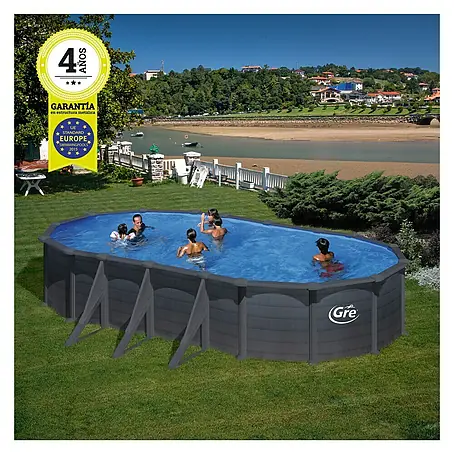 Gre  Piscina ovalada desmontable Granada
