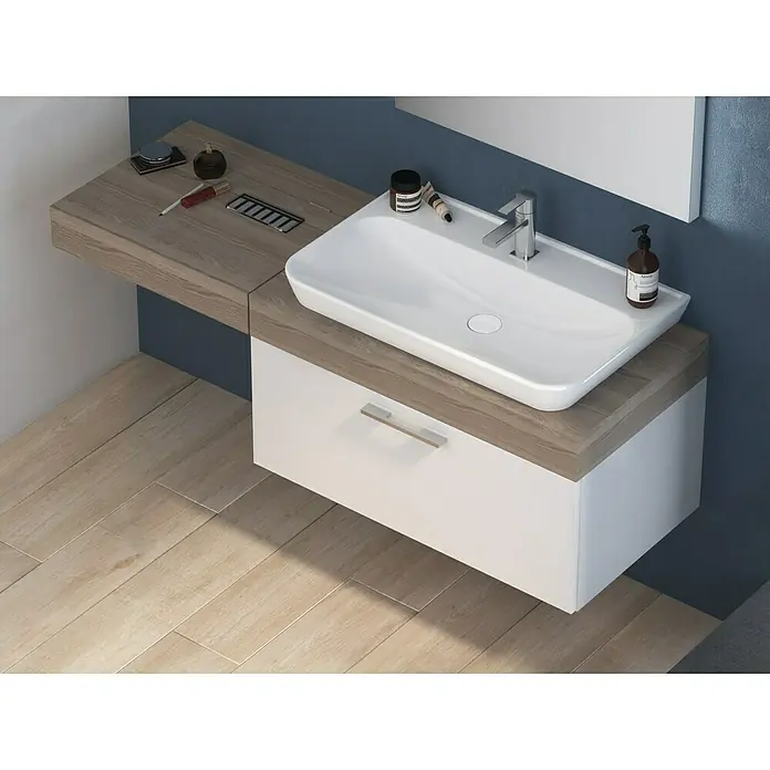 Camargue Loft Schminkkonsole - 50 x 60 x 11 cm, Eiche Cordoba - Stimmungsaufnahme
