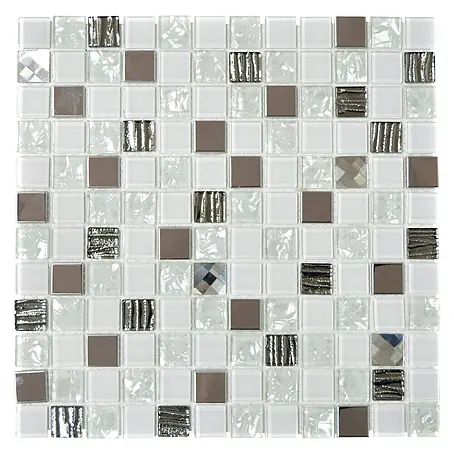 Mosaikfliese Quadrat Crystal Mix CM 424