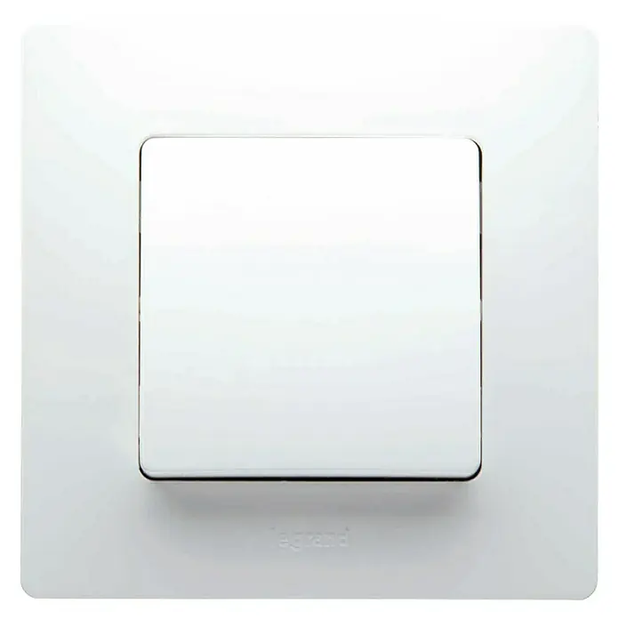 Legrand Niloé Monoblock Pulsador - Blanco, Montaje en la pared, Plástico, Corriente nominal: 6 A