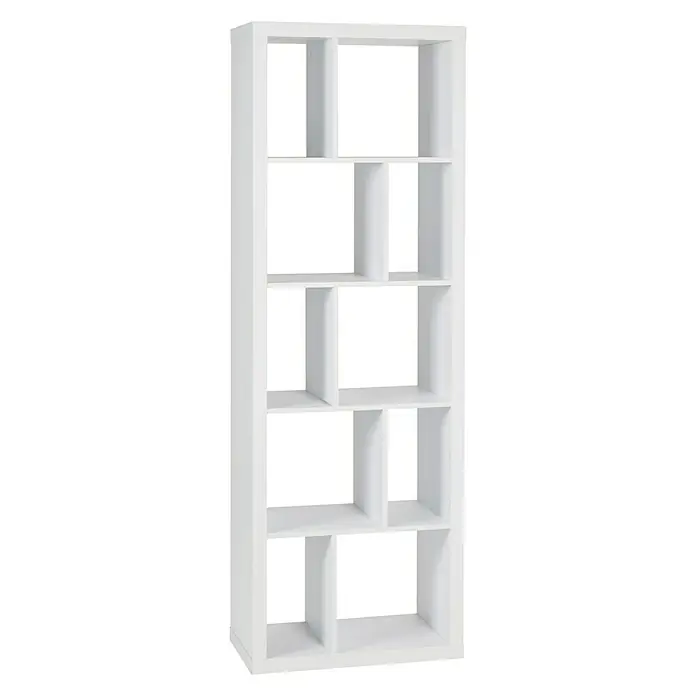 Phönix Fortuna Regal - L x B x H: 35 x 63,4 x 185,9 cm, Weiß - Vorderansicht