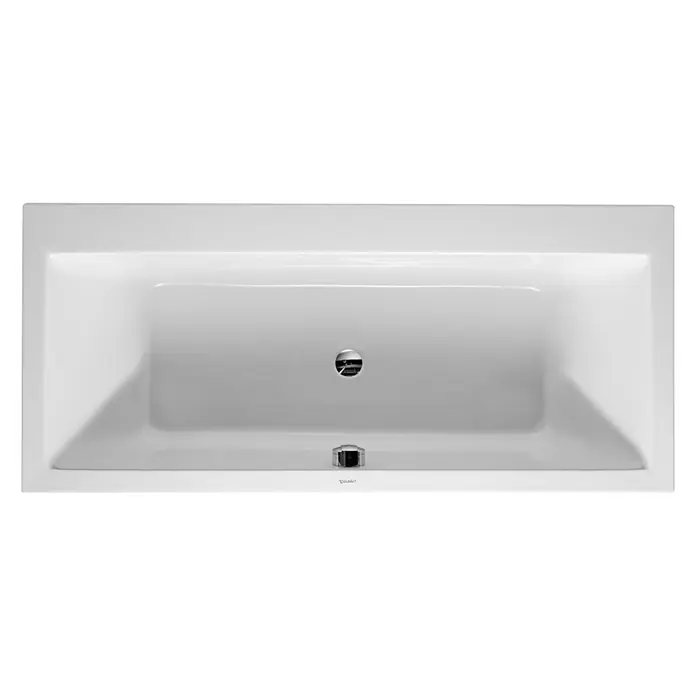 Duravit Vero Badewanne - 80 x 180 cm, Rechteck, Sanitäracryl, Weiß - Vorderansicht
