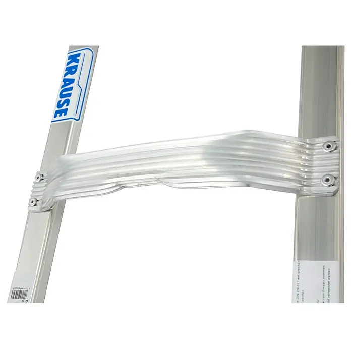 Krause Dachleiter - Länge: 5,05 m, 18 Sprossen, Aluminium, Material Sprossen: Aluminium - Detailaufnahme