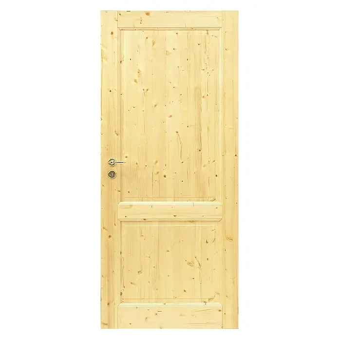 Kilsgaard Holz-Zimmertür Typ 32/02 - B x H: 70 x 203 cm, DIN Anschlag: Links, Fichte, Mittellage: Massiv