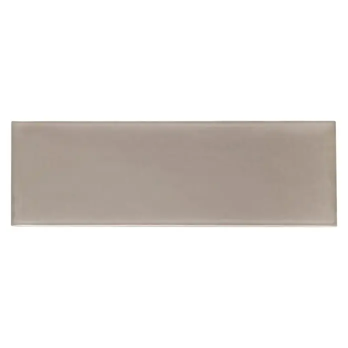 Wandfliese Rustic Emotion - 9,8 x 29,8 cm, Grau, Glänzend - Vorderansicht