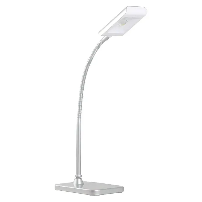 Lámpara de sobremesa LED Mercurio - 3 W, L x An x Al: 34,8 x 24 x 34,8 cm, Plateado, Blanco, Blanco frío