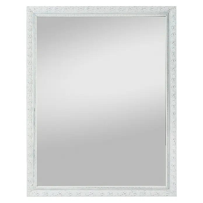 Rahmenspiegel Pius - 50 x 70 cm, Weiß - Vorderansicht