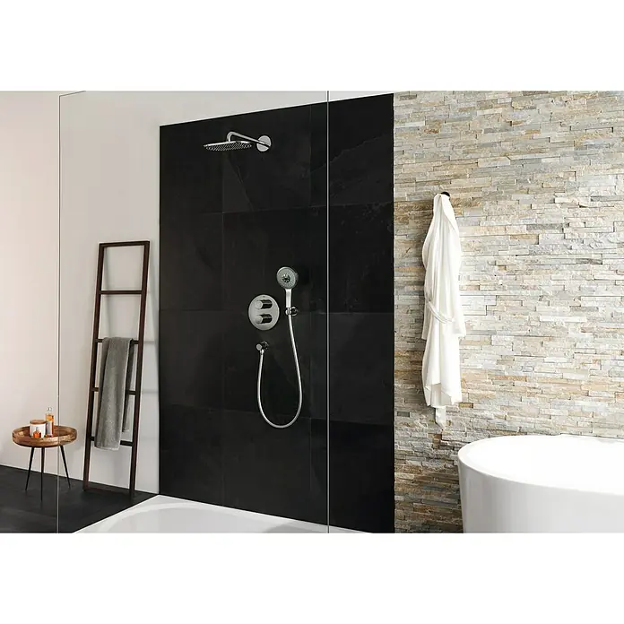 Grohe Brausearm Rainshower - Länge: 38 cm, ½″, Gebogen