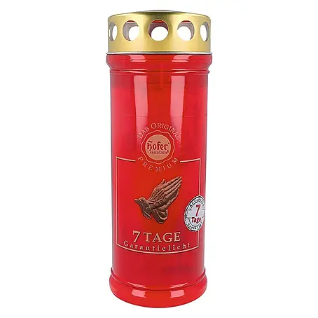 Hofer Friedlicht Grablicht Premium 7 Tage Garantielicht