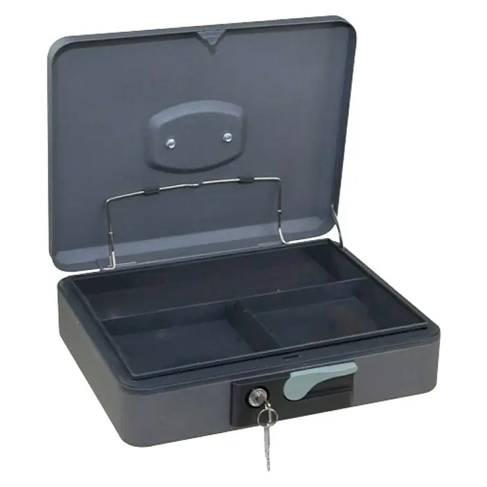 Arregui Pop Up Caja de caudales C-9736 - L x An x Al: 25 x 18 x 9 cm, Gris grafito