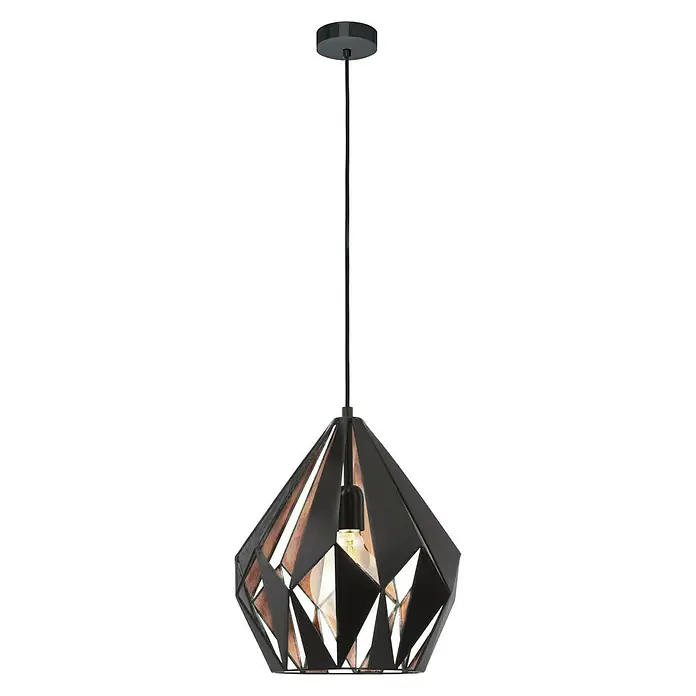 Eglo Carlton 1 Pendelleuchte rund Carlton 1 - Höhe: 110 cm
