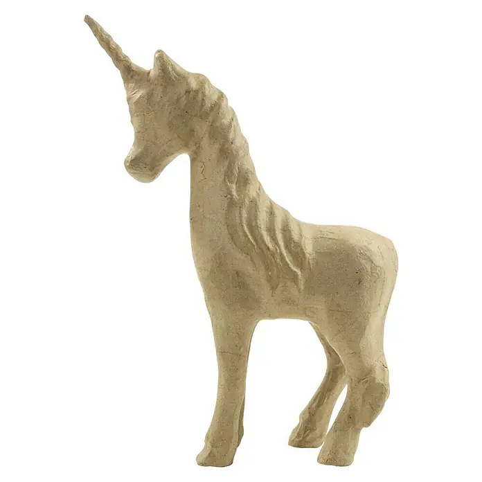 Décopatch Pieza decorativa - Unicornio, Cartón, 6 x 21 cm